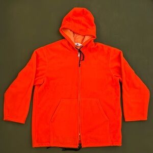 Vintage 80s MWG Orange Work Wear Fleece Union Made